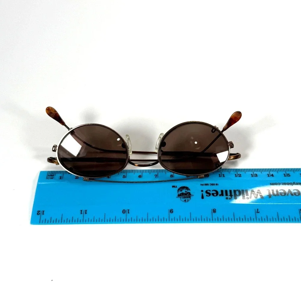 CHESTERFIELD 504 0002 Eyeglasses Frame Only w/ Sunglass Clip On 45-20-135‎ Italy